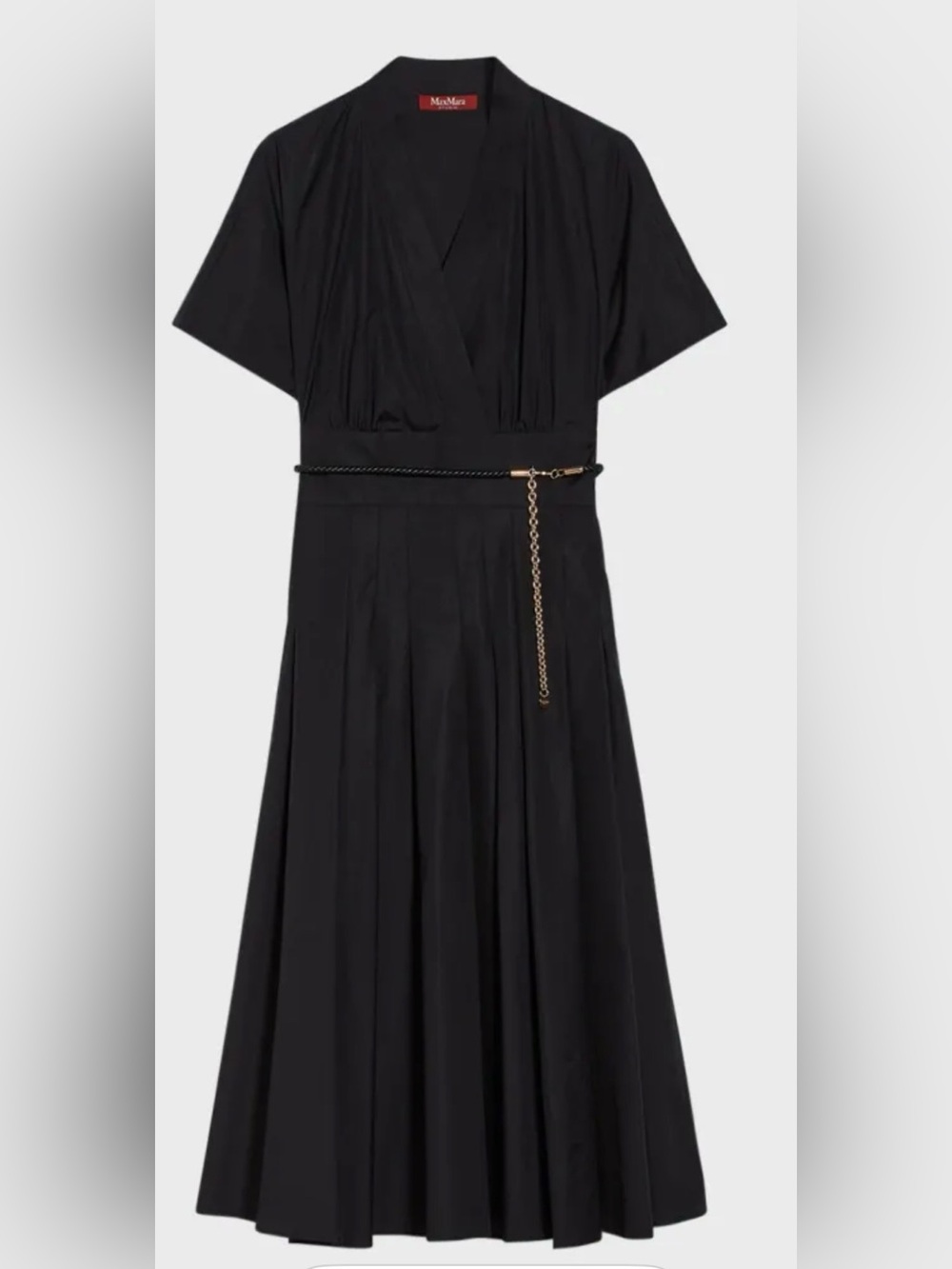 Max Mara Alatri dress. Size 4. MSRP $795. NWT Call Out - Rip Under Arms. No belt